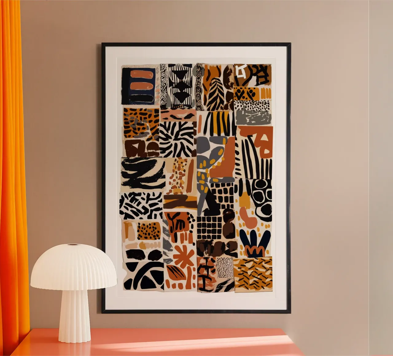 Afri Pattern poster van treechild