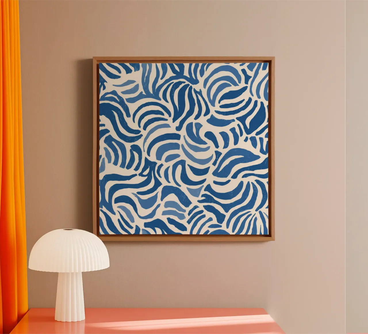 Pillow Pattern No 04 tela con Cornice a cassetta da treechild
