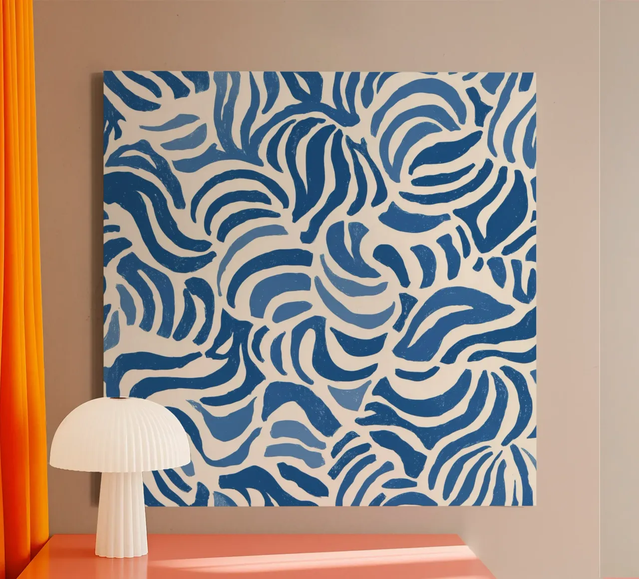 Pillow Pattern No 04 tela con Cornice a cassetta da treechild