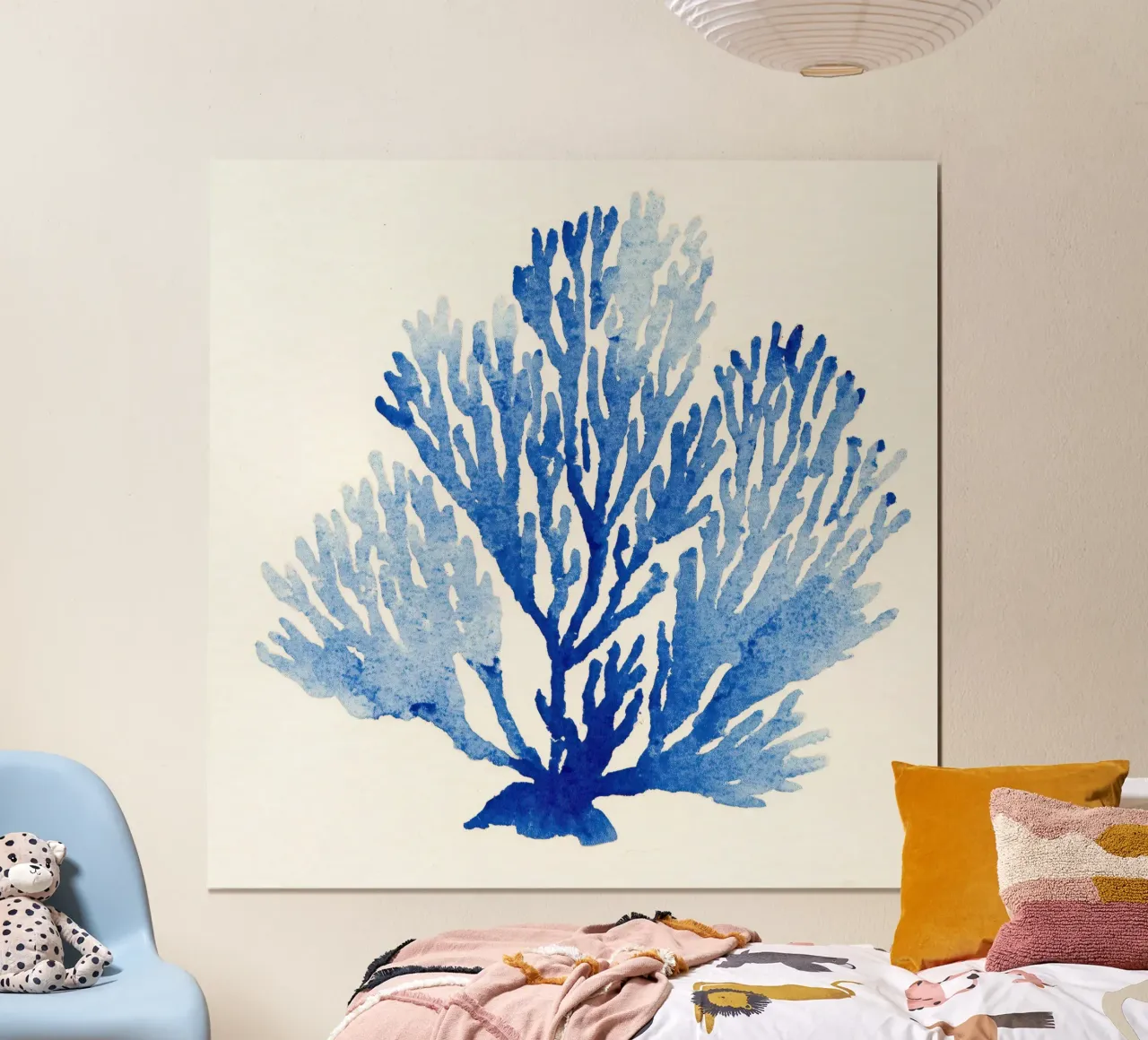 Pillow Pattern No 06 poster con telaio in plastica da treechild