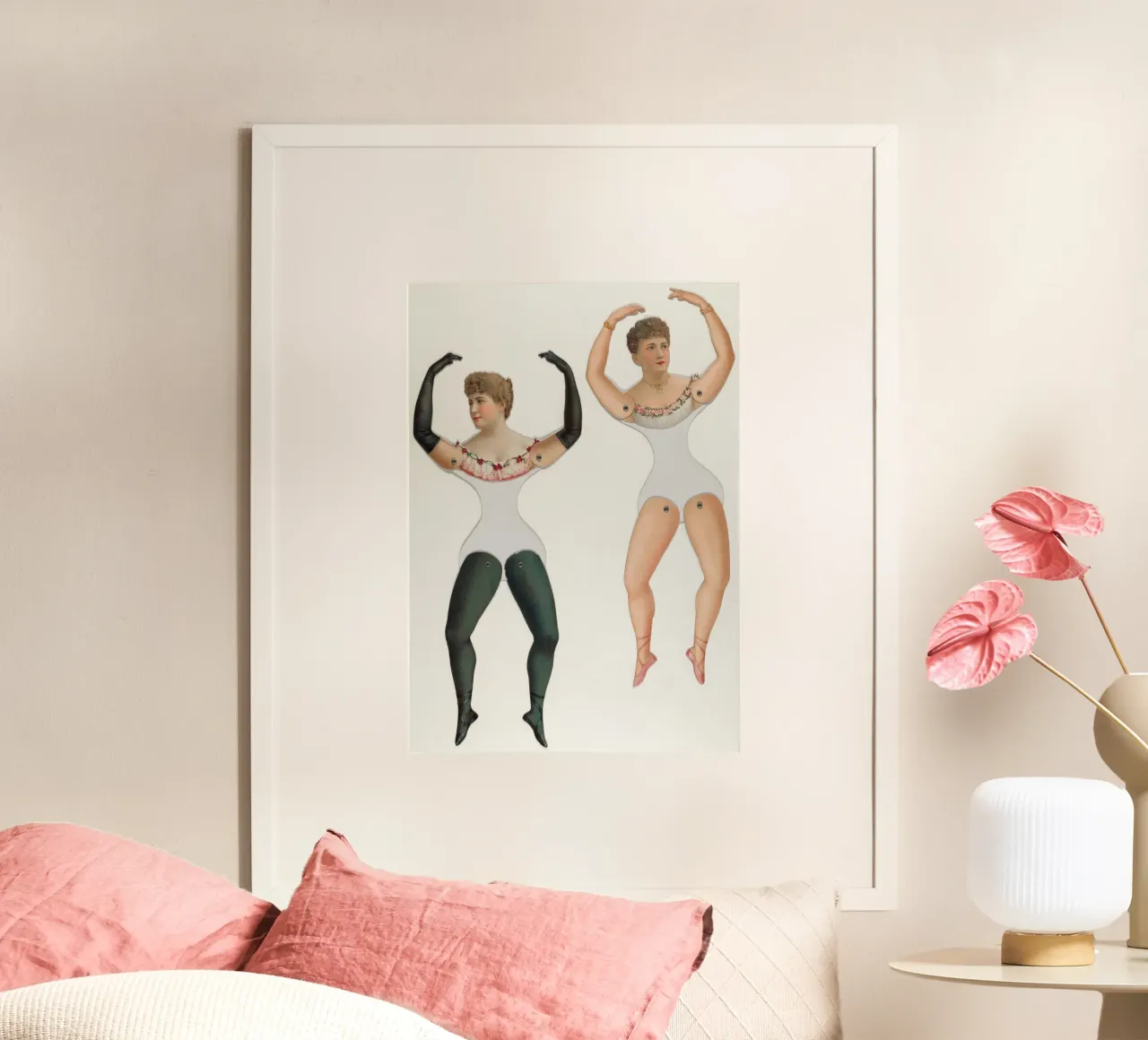 Ballerina and Bloomer Girls poster da vintageshop