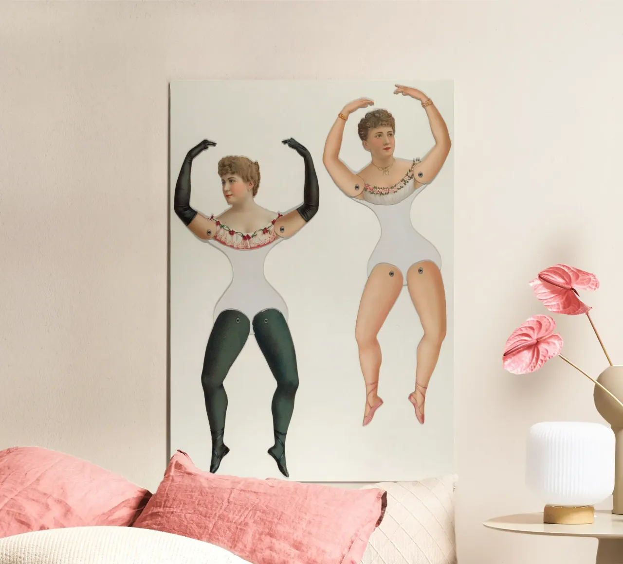 Ballerina and Bloomer Girls poster da vintageshop
