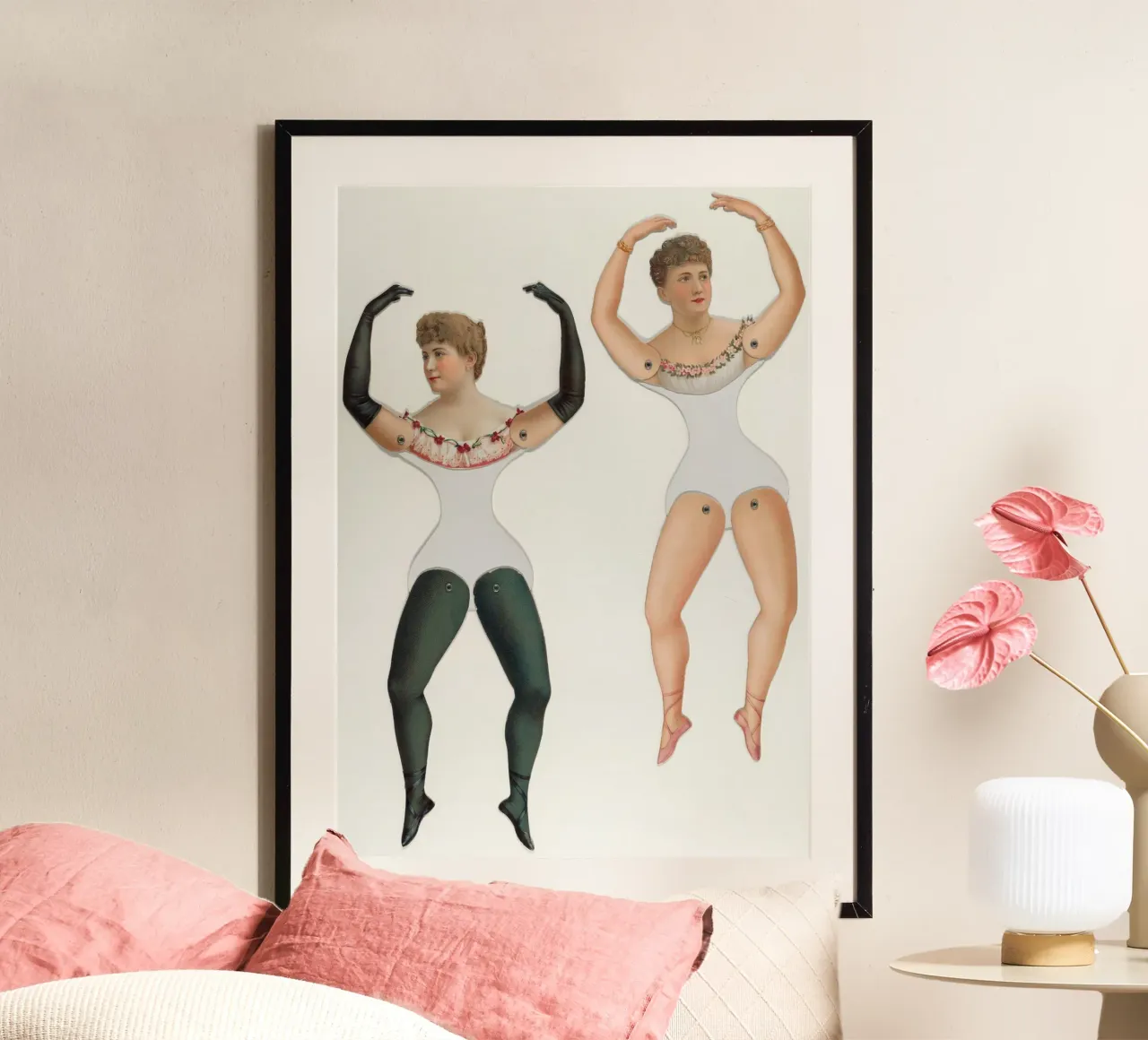 Ballerina and Bloomer Girls poster da vintageshop
