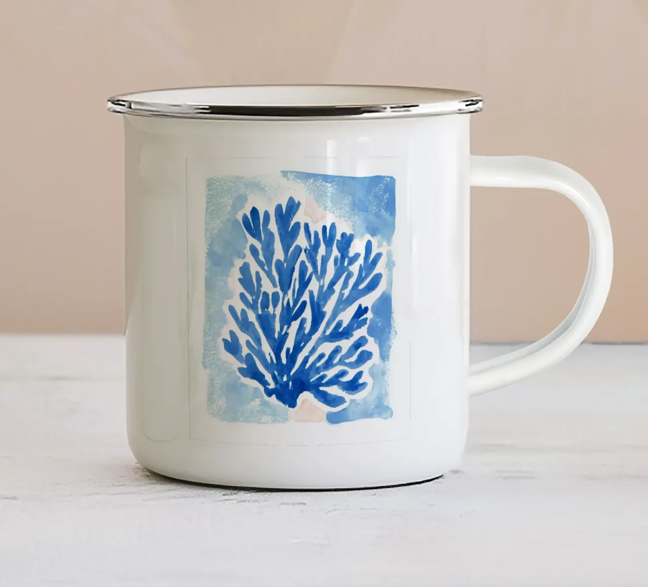 Pillow Pattern No 07 tazza in smalto da treechild