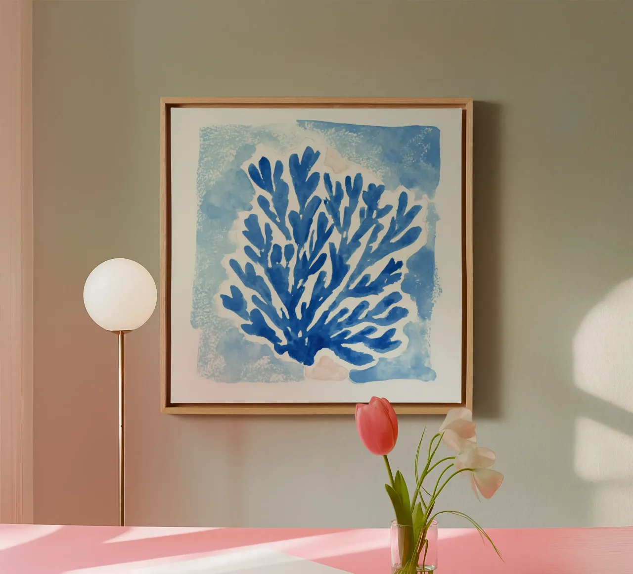 Pillow Pattern No 07 tela con Cornice a cassetta da treechild