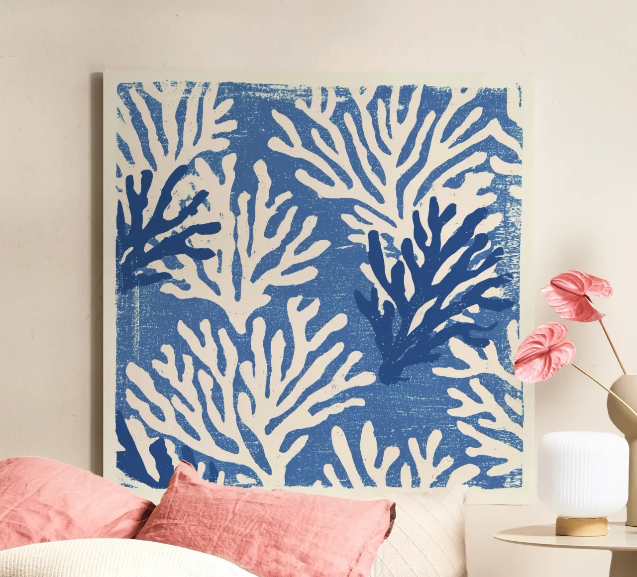 Pillow Pattern No 10 canvas met Baklijst van treechild