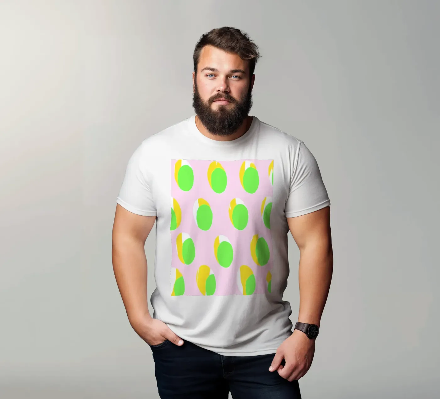 Abstract Pattern t-shirt da Metron