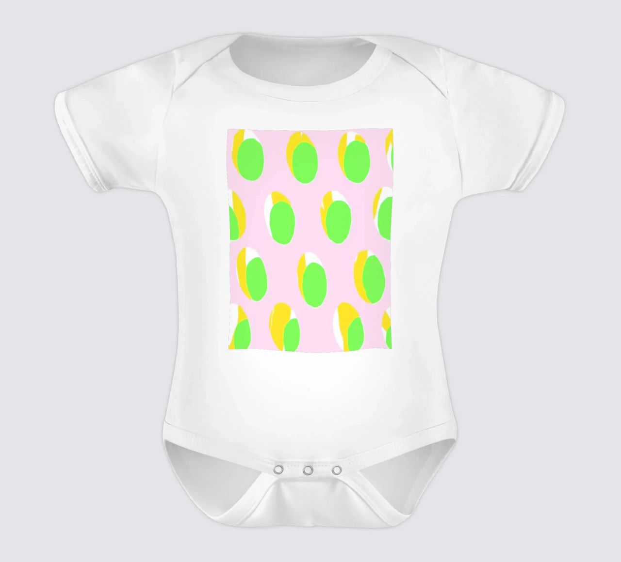 Abstract Pattern body neonato maniche corte da Metron