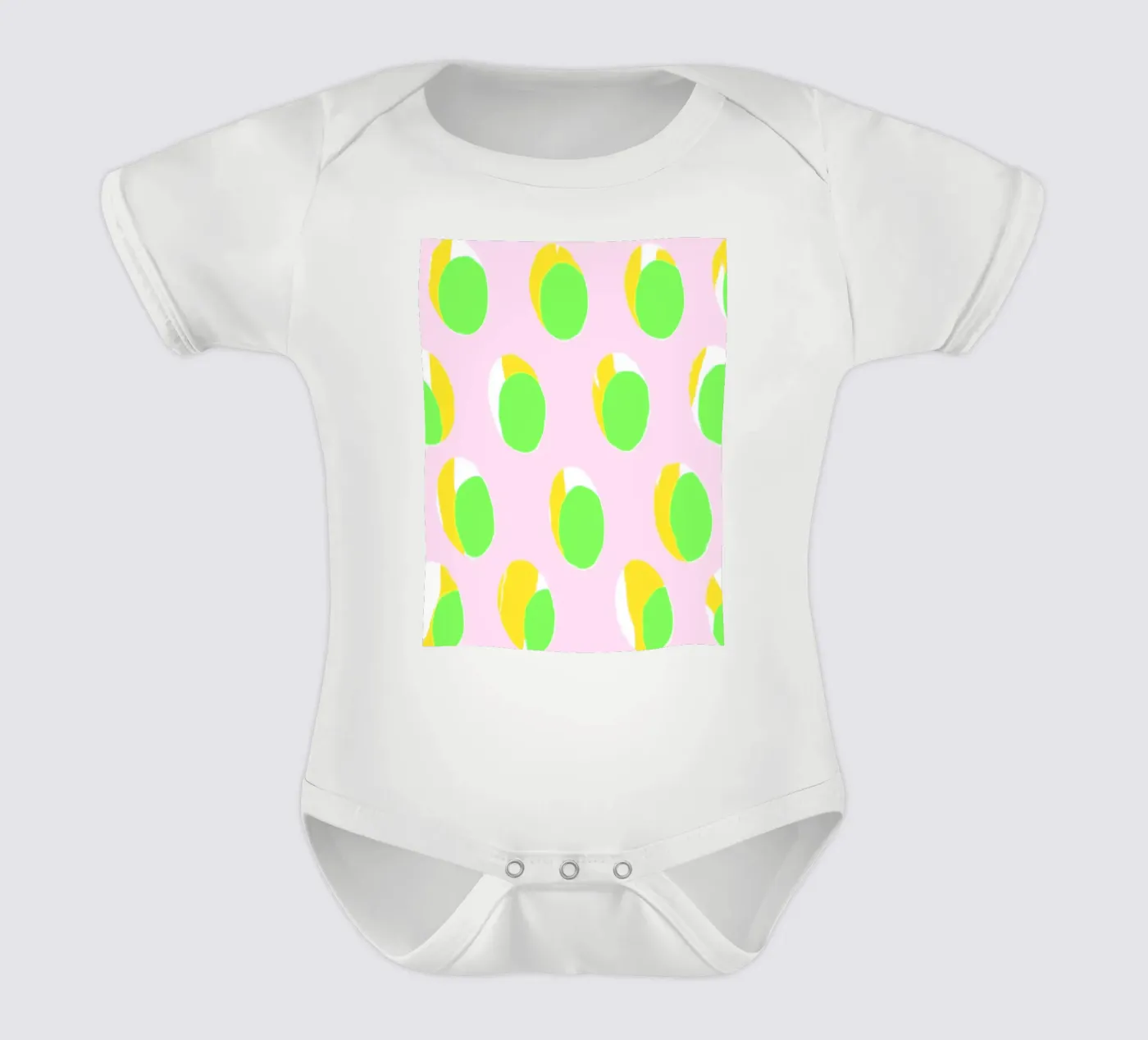 Abstract Pattern body neonato maniche corte da Metron