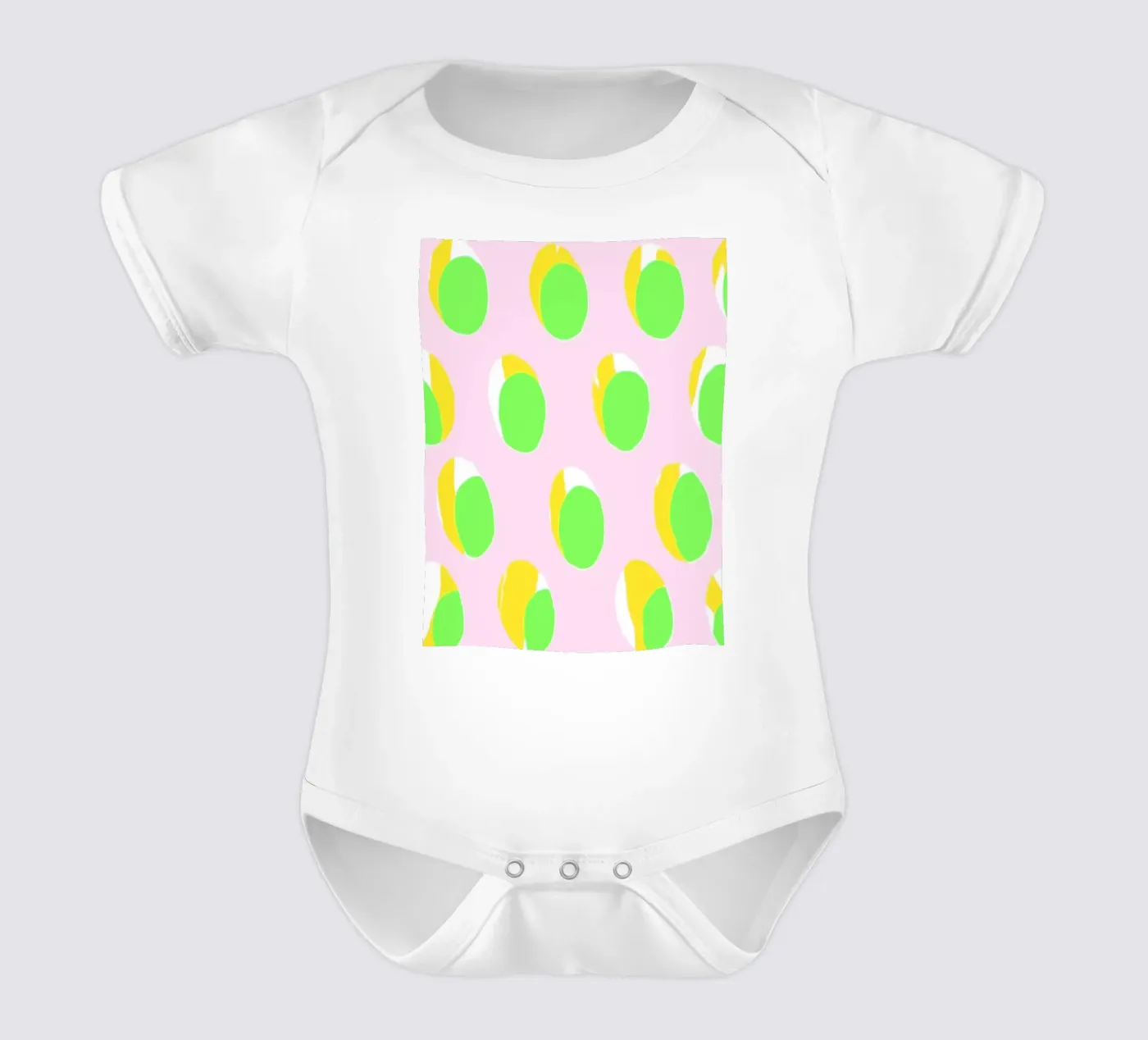 Abstract Pattern body neonato maniche corte da Metron