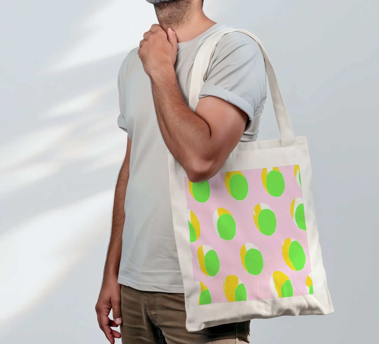 Abstract Pattern borsa in juta da Metron