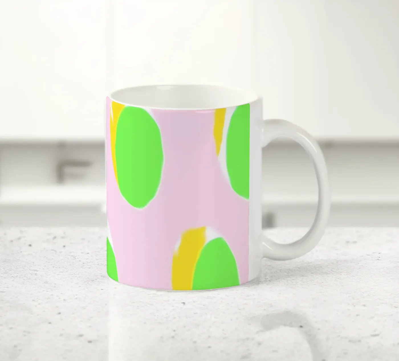 Abstract Pattern keramische mok van Metron