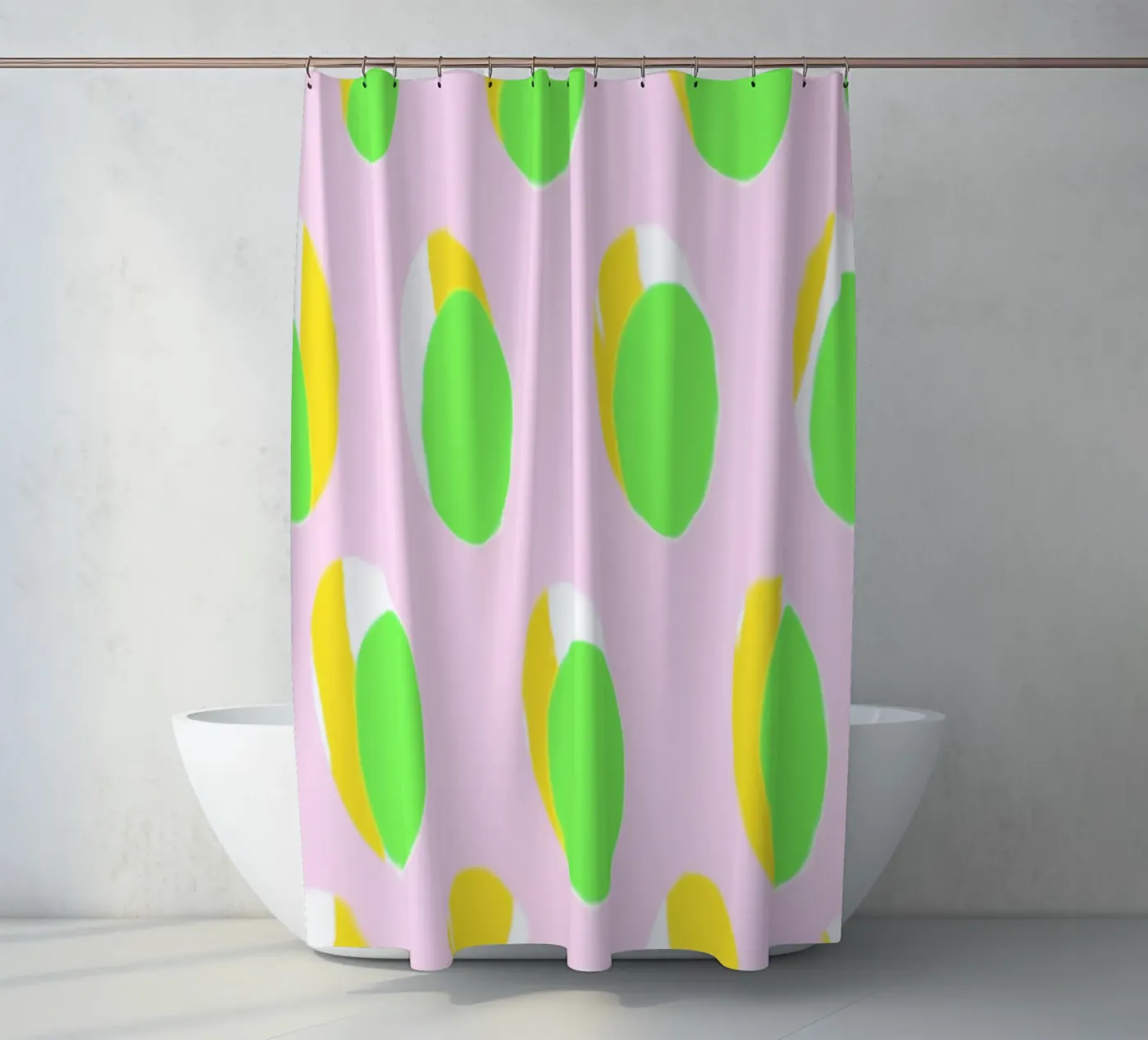 Abstract Pattern shower curtain by Metron