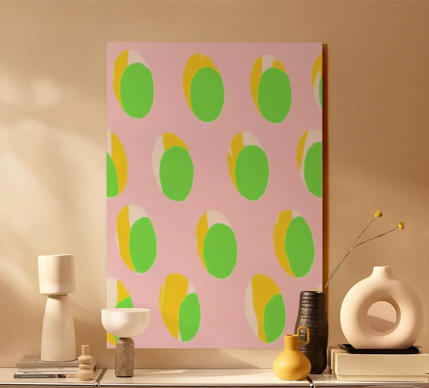 Abstract Pattern acryl van Metron