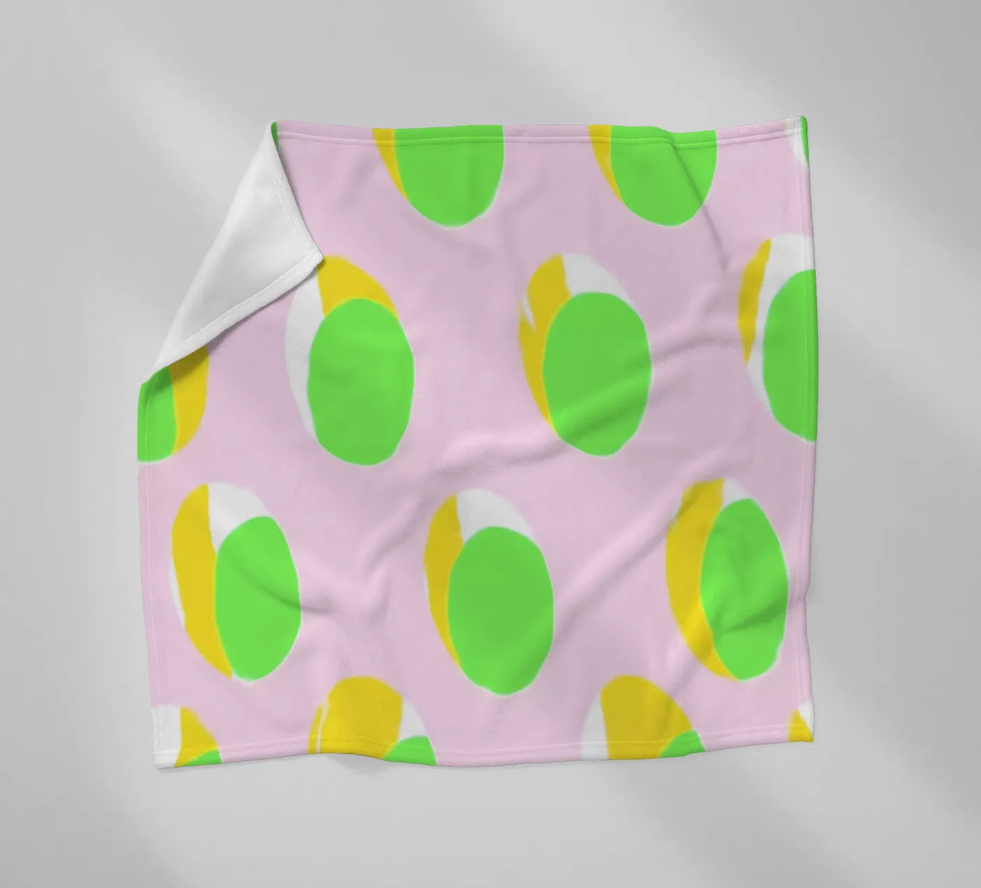 Abstract Pattern plaid polaire de Metron