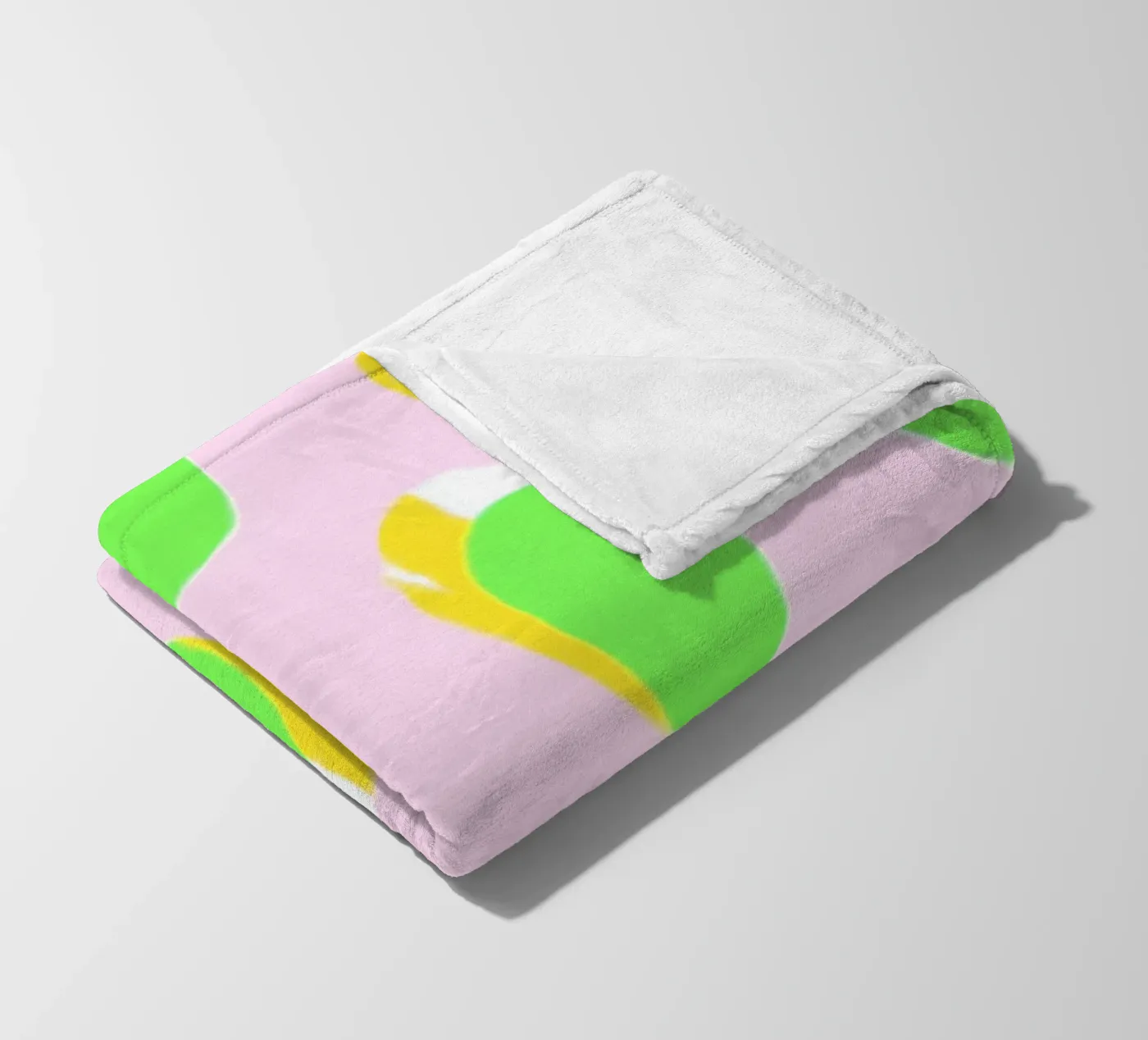 Abstract Pattern plaid polaire de Metron