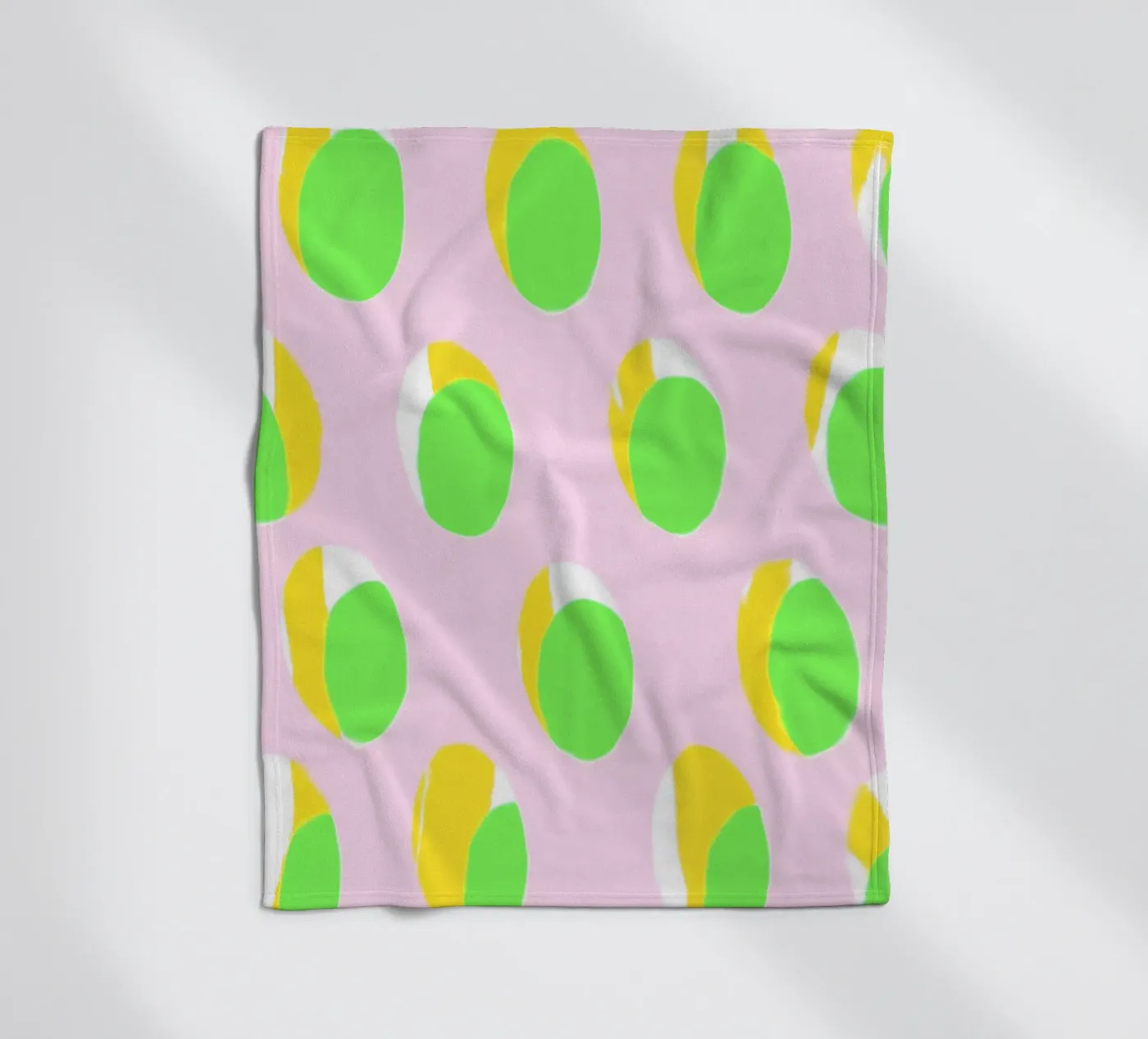 Abstract Pattern plaid polaire de Metron