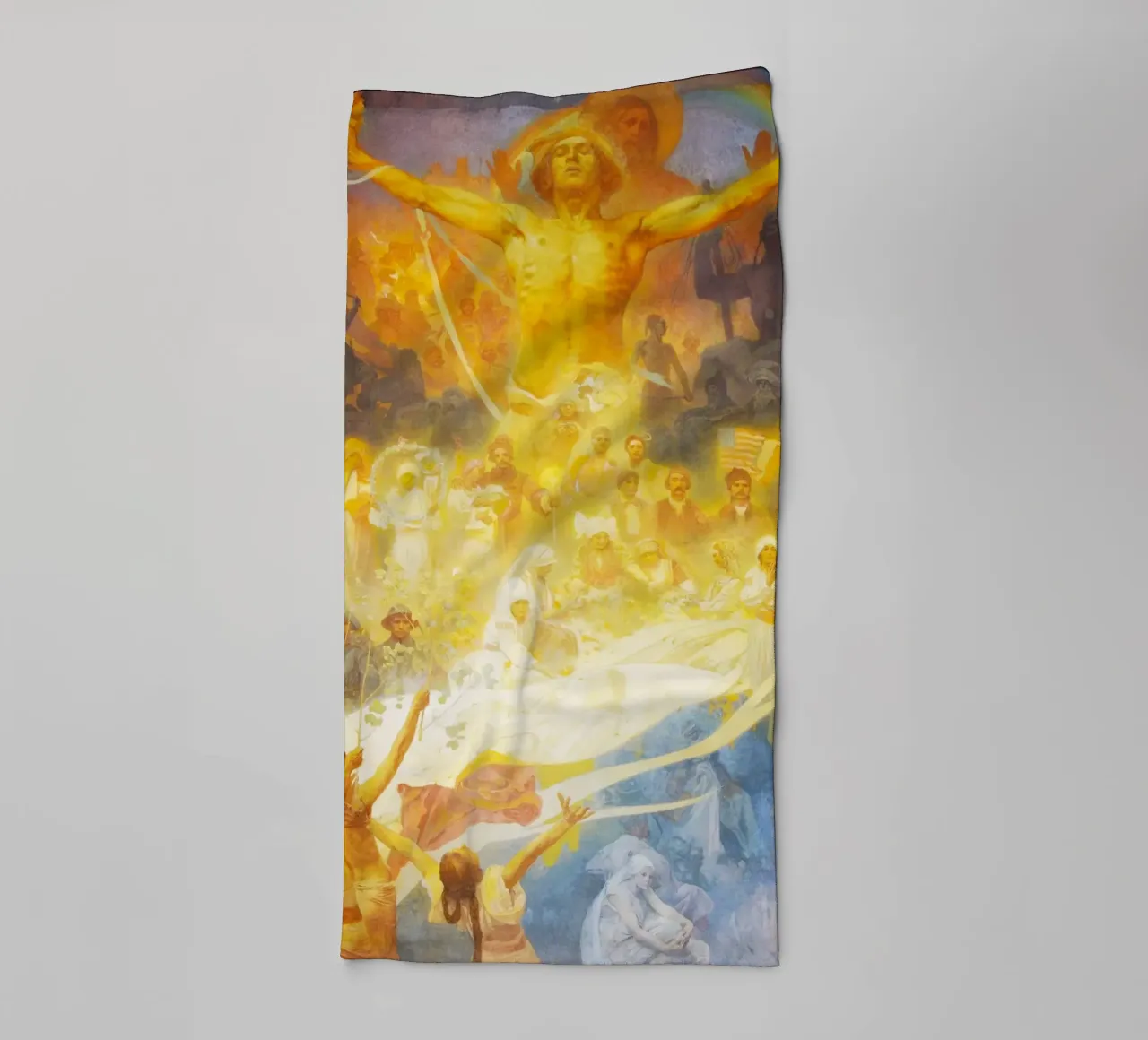 The Slav Epic, Cycle XX by Alphonse Mucha is part of the art towel by Venus Art