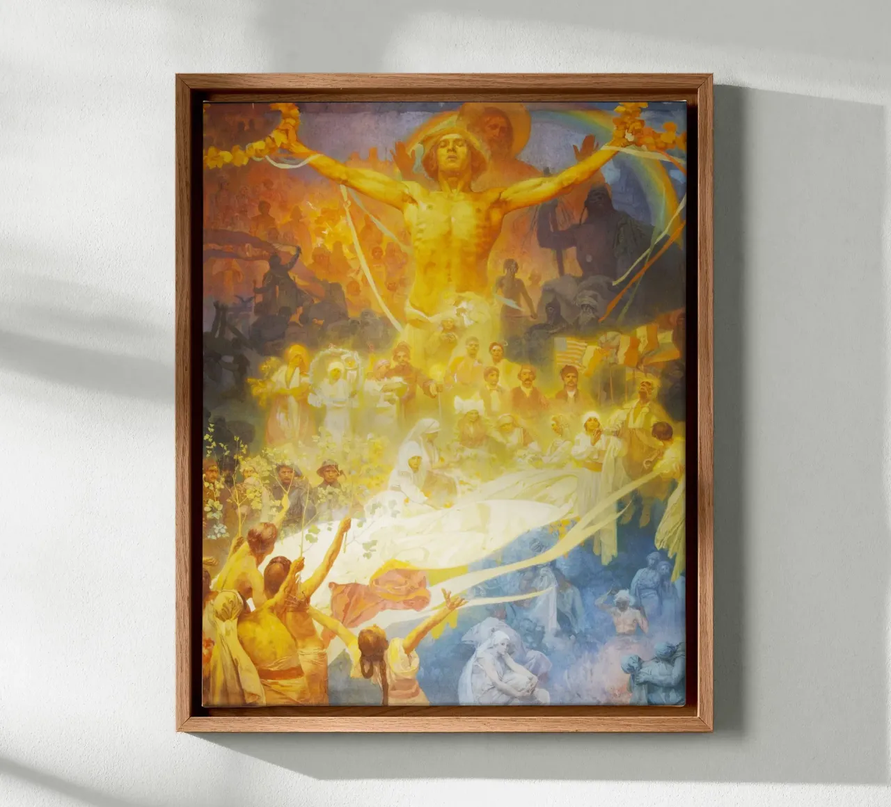 L'Epopea slava, Ciclo XX di Alphonse Mucha fa parte dell'arte tela con Cornice a cassetta da Venus Art