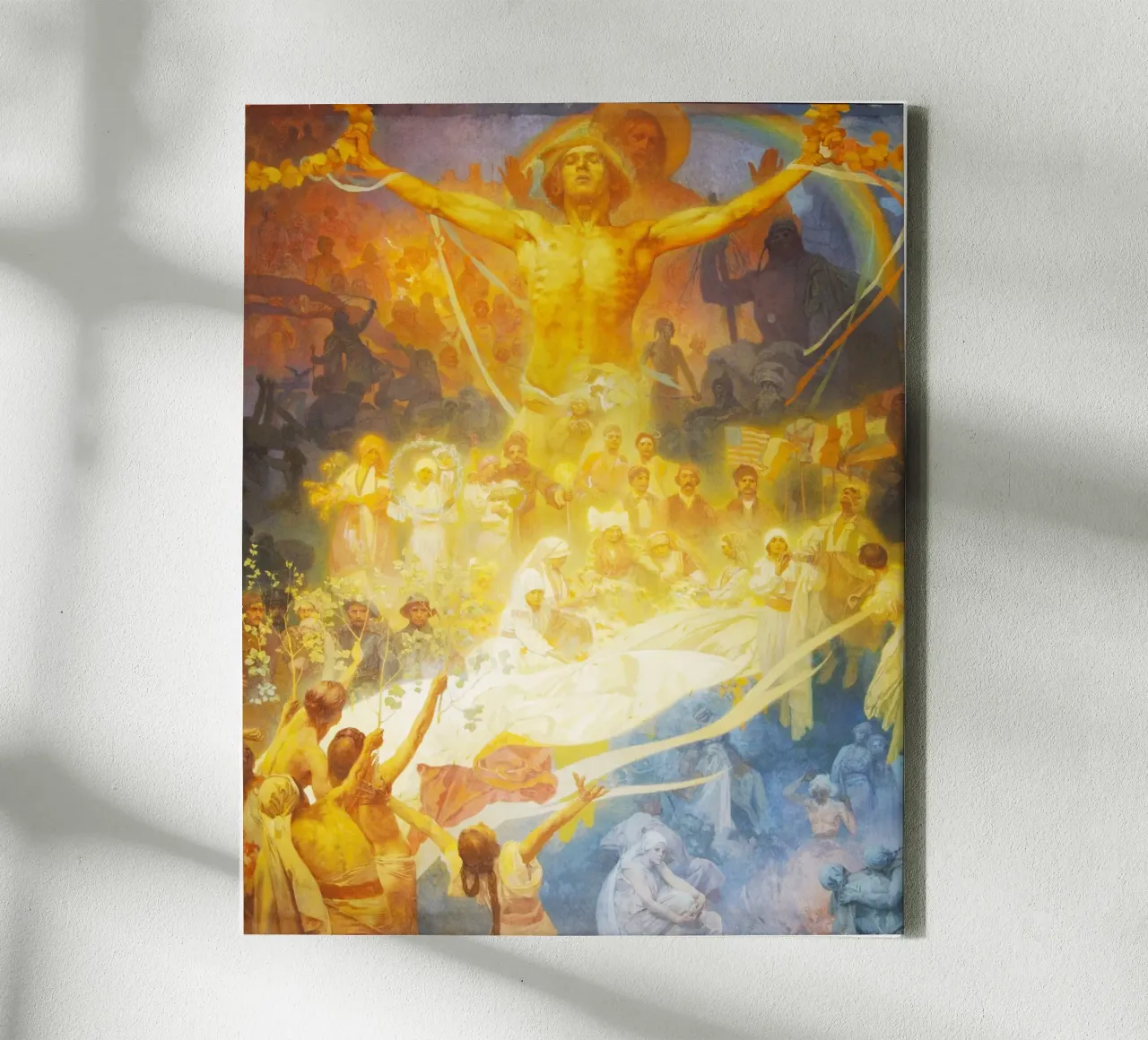 L'Epopea slava, Ciclo XX di Alphonse Mucha fa parte dell'arte tela con Cornice a cassetta da Venus Art