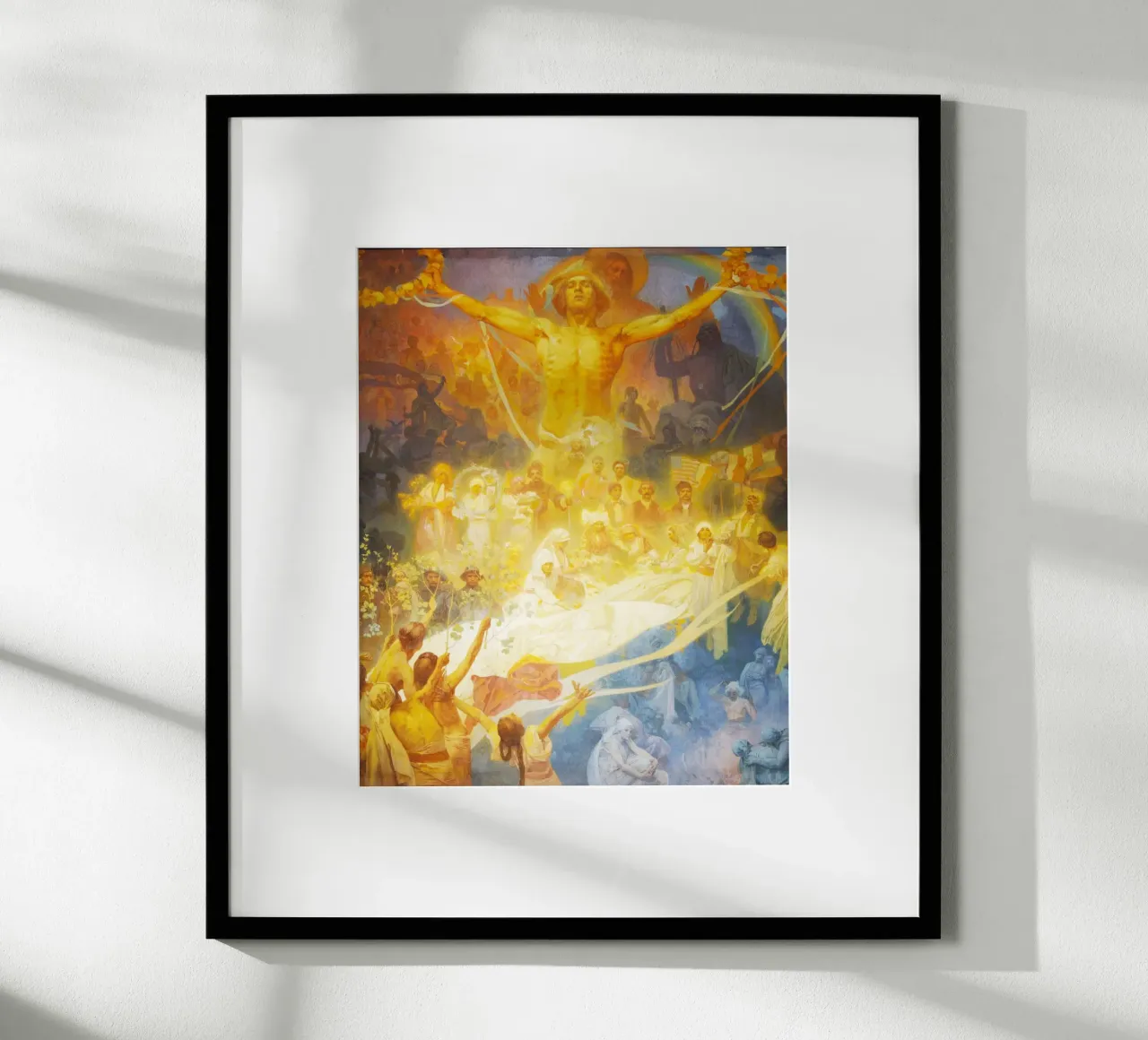 L'Epopea slava, Ciclo XX di Alphonse Mucha fa parte dell'arte poster con telaio in plastica da Venus Art