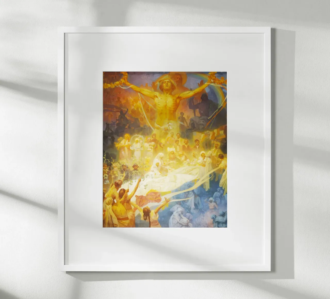 L'Epopea slava, Ciclo XX di Alphonse Mucha fa parte dell'arte poster con telaio in plastica da Venus Art