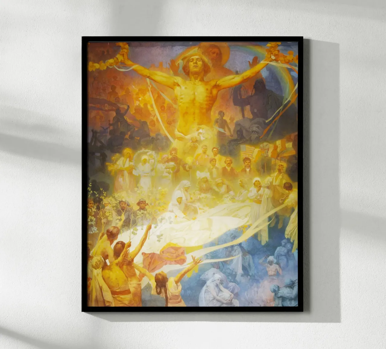 L'Epopea slava, Ciclo XX di Alphonse Mucha fa parte dell'arte poster con telaio in plastica da Venus Art