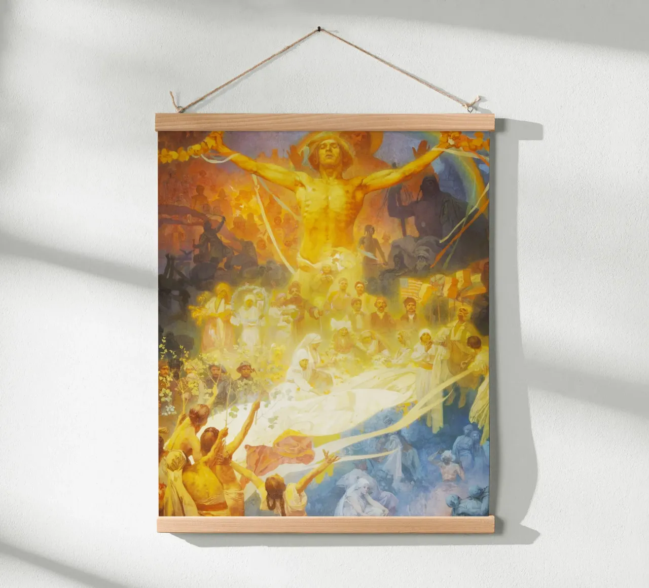 L'Epopea slava, Ciclo XX di Alphonse Mucha fa parte dell'arte poster con telaio in plastica da Venus Art