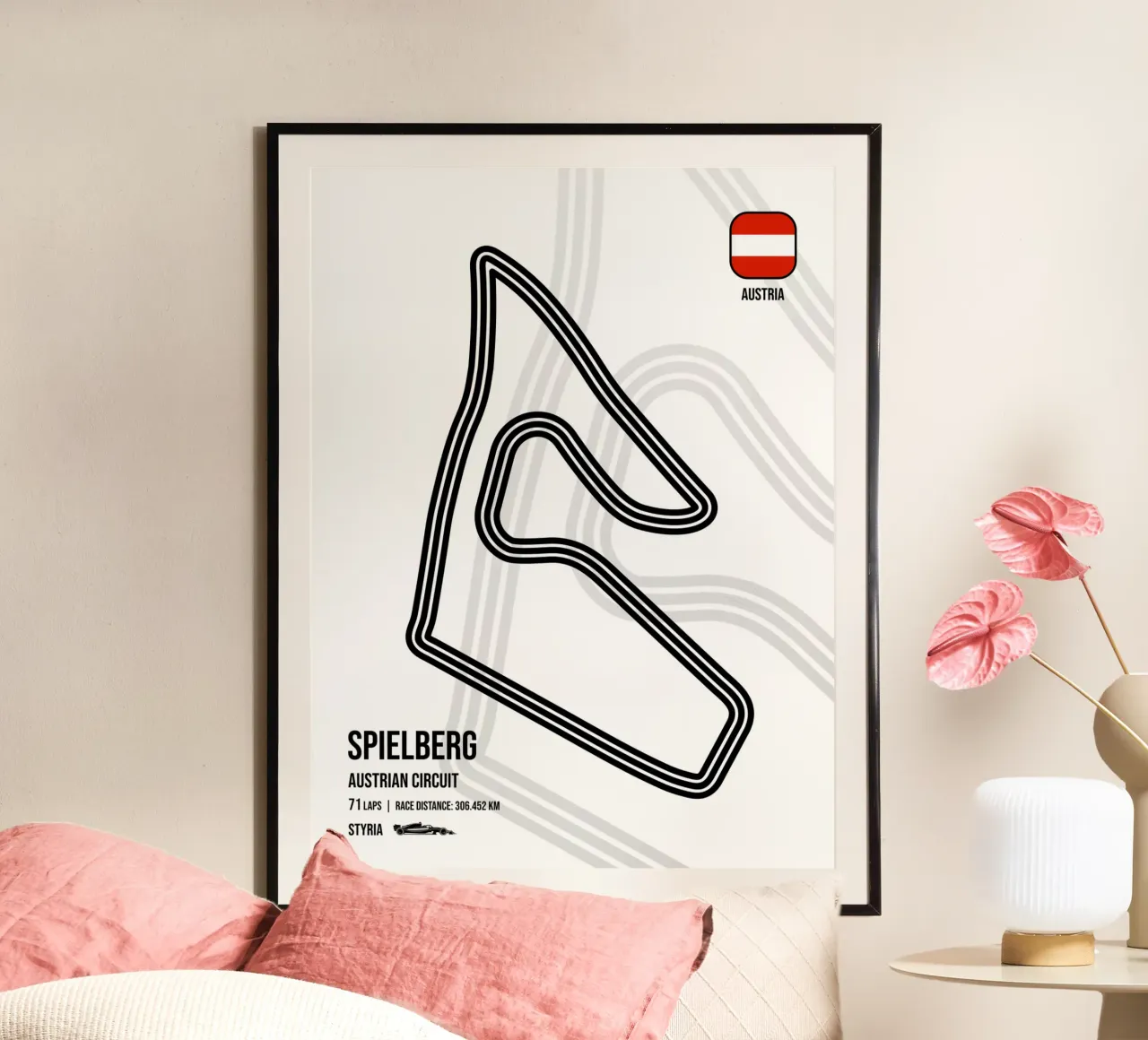 Circuito austriaco poster de Mariel Toigo