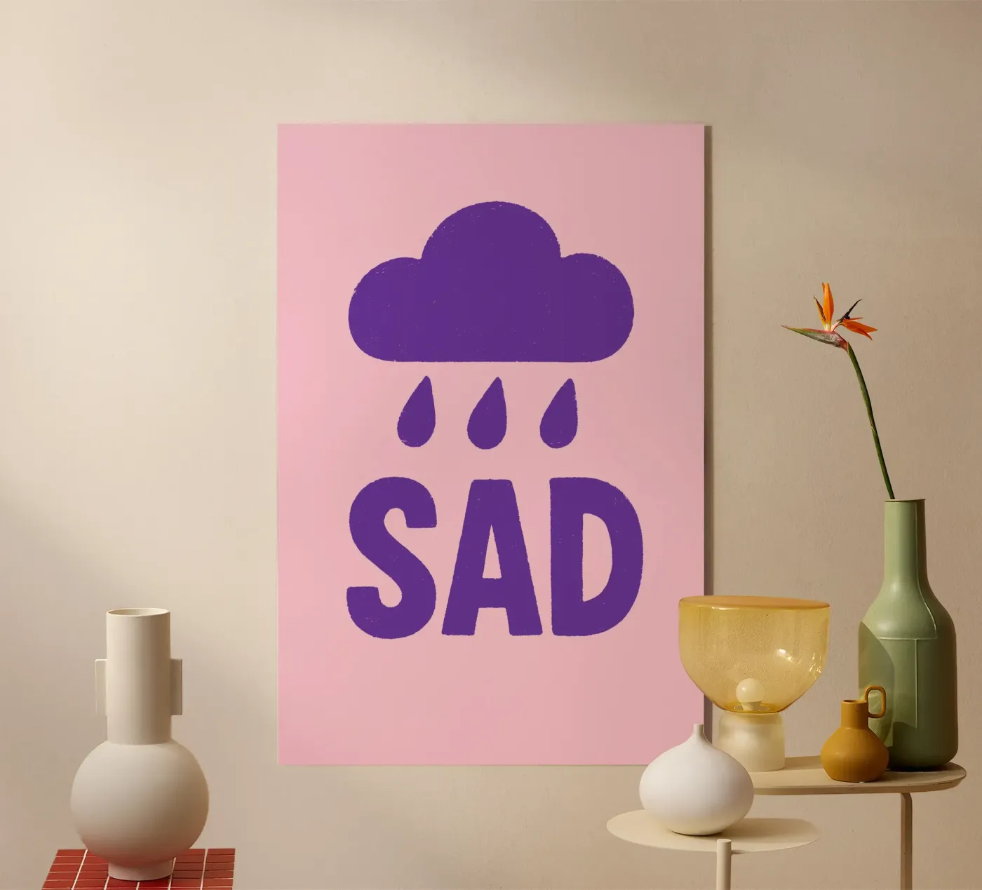 Sad Acryl-Glas von treechild