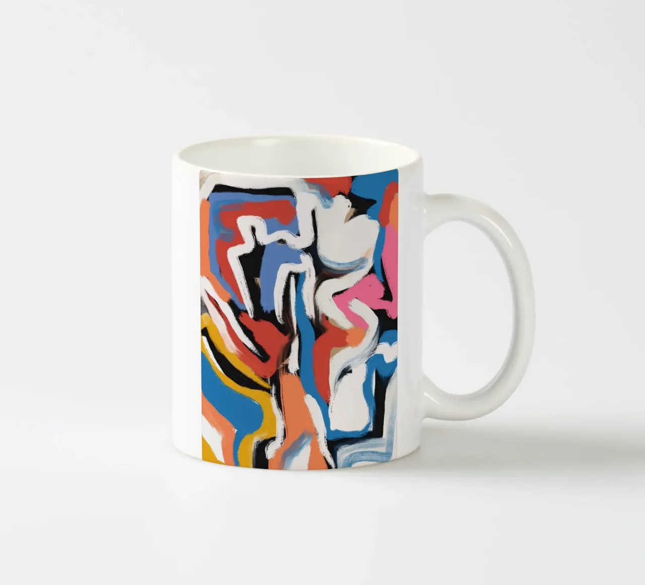 Composizione di pennellate tazza in ceramica da Little Dean