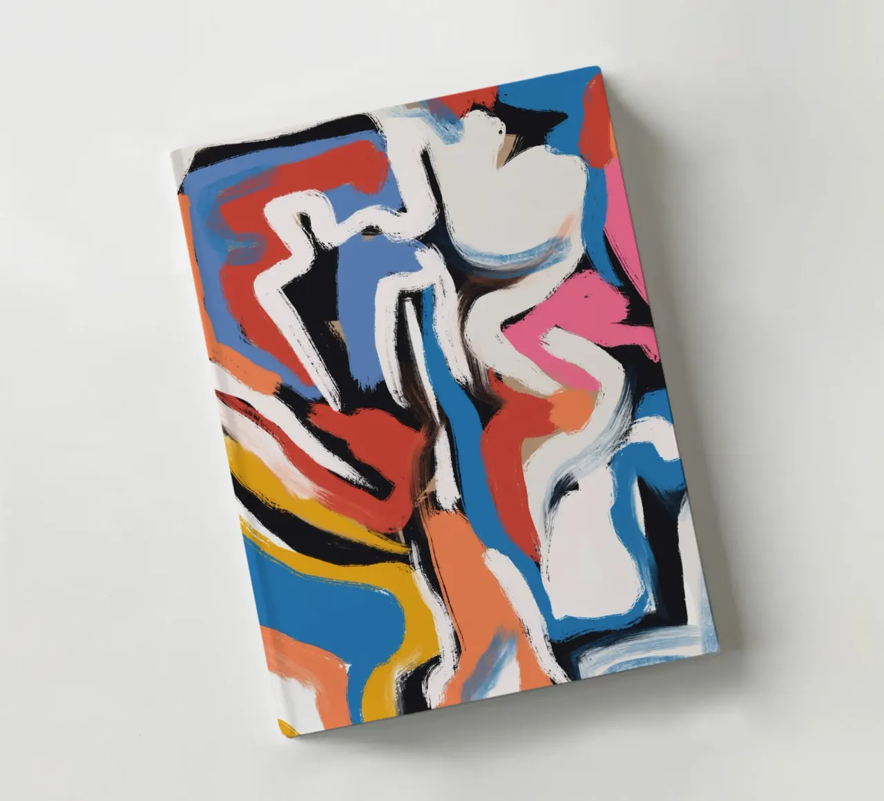 Pinselstriche Zusammensetzung Notizbuch von Little Dean