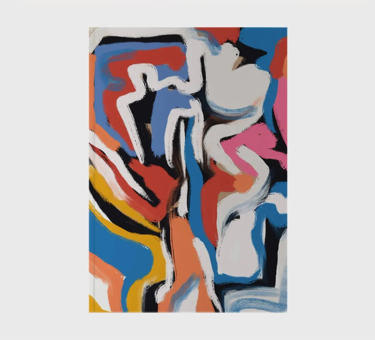 Pinselstriche Zusammensetzung Notizbuch von Little Dean