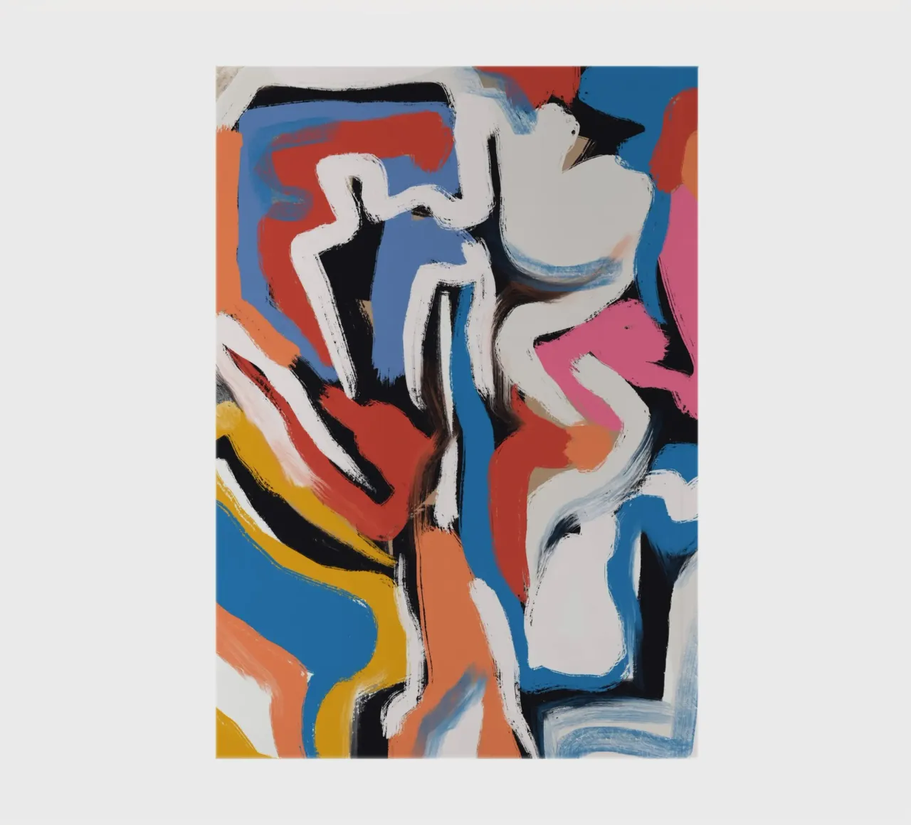 Pinselstriche Zusammensetzung Notizbuch von Little Dean