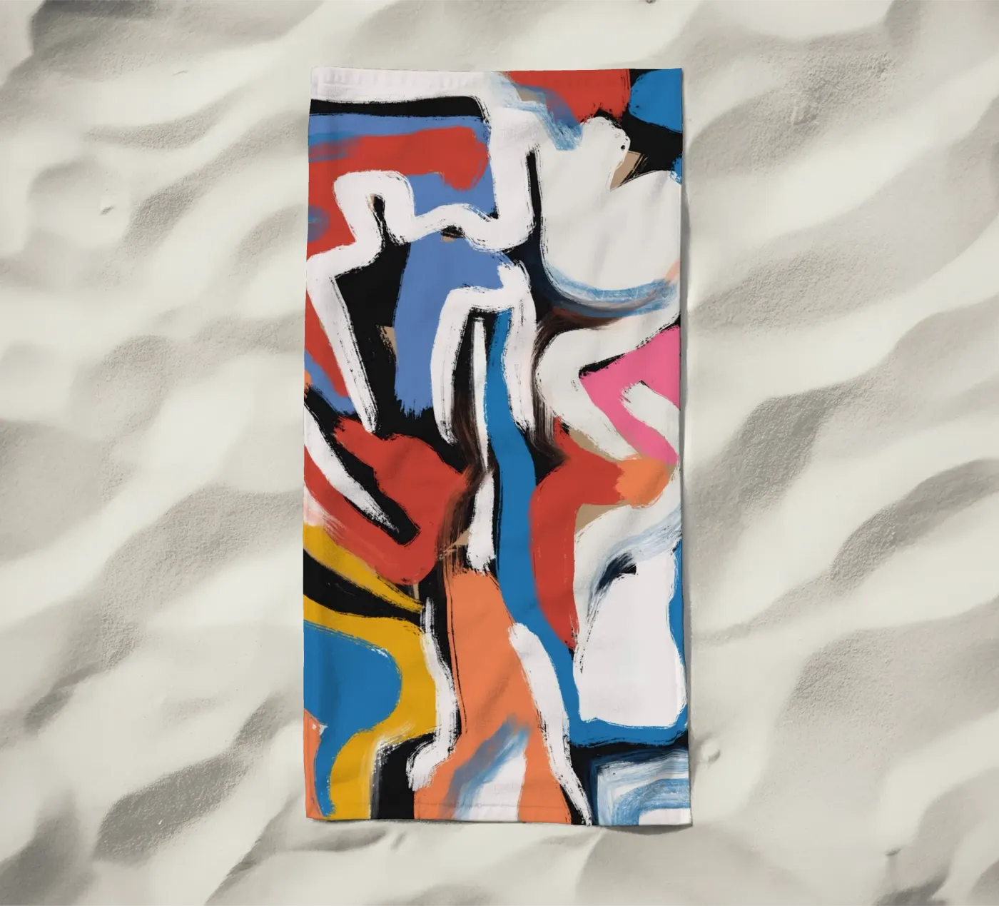 Brushstrokes composition telo mare da Little Dean