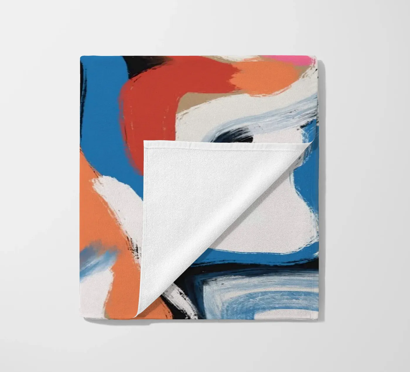 Brushstrokes composition Strandtuch von Little Dean