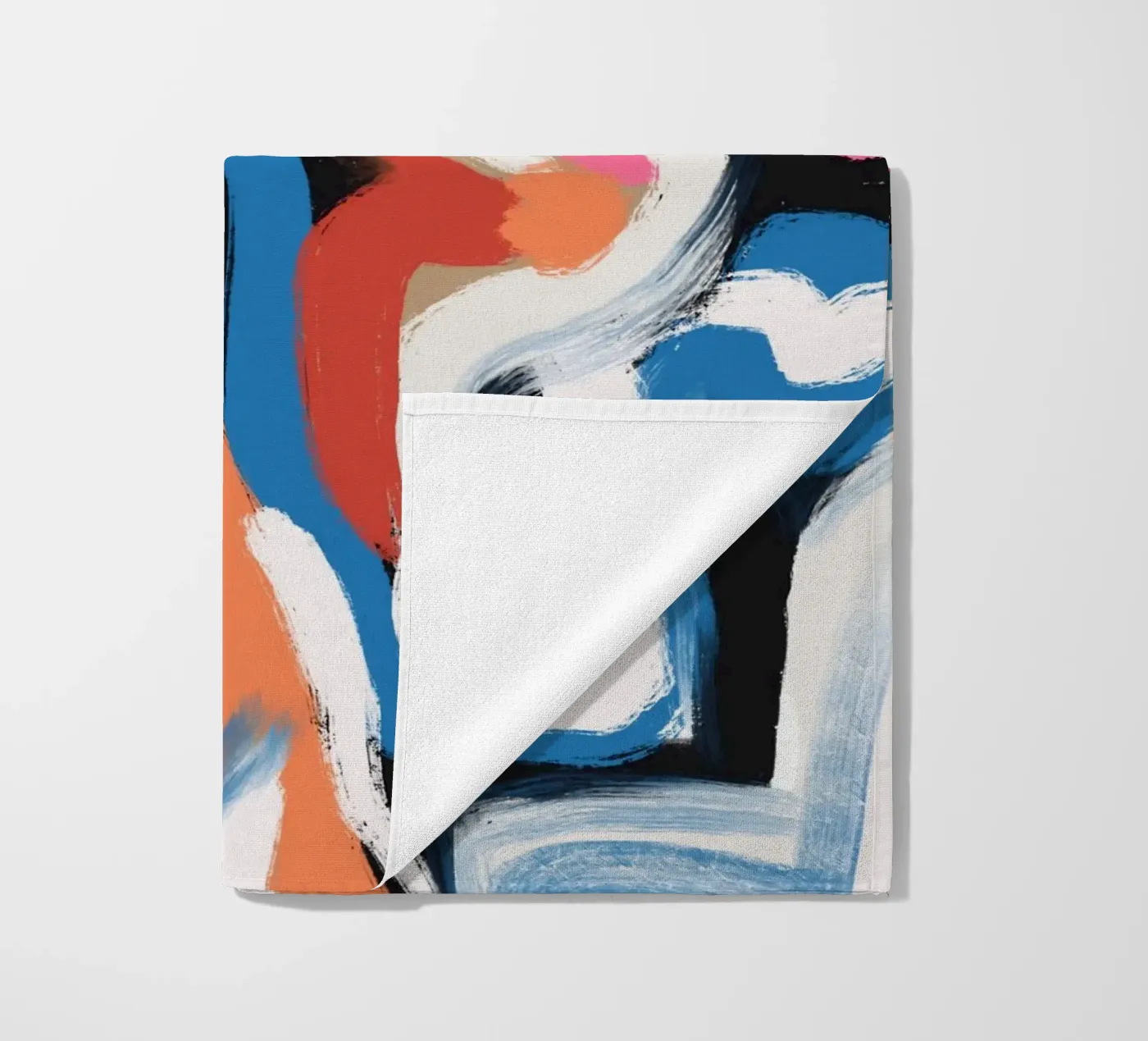 Brushstrokes composition Strandtuch von Little Dean