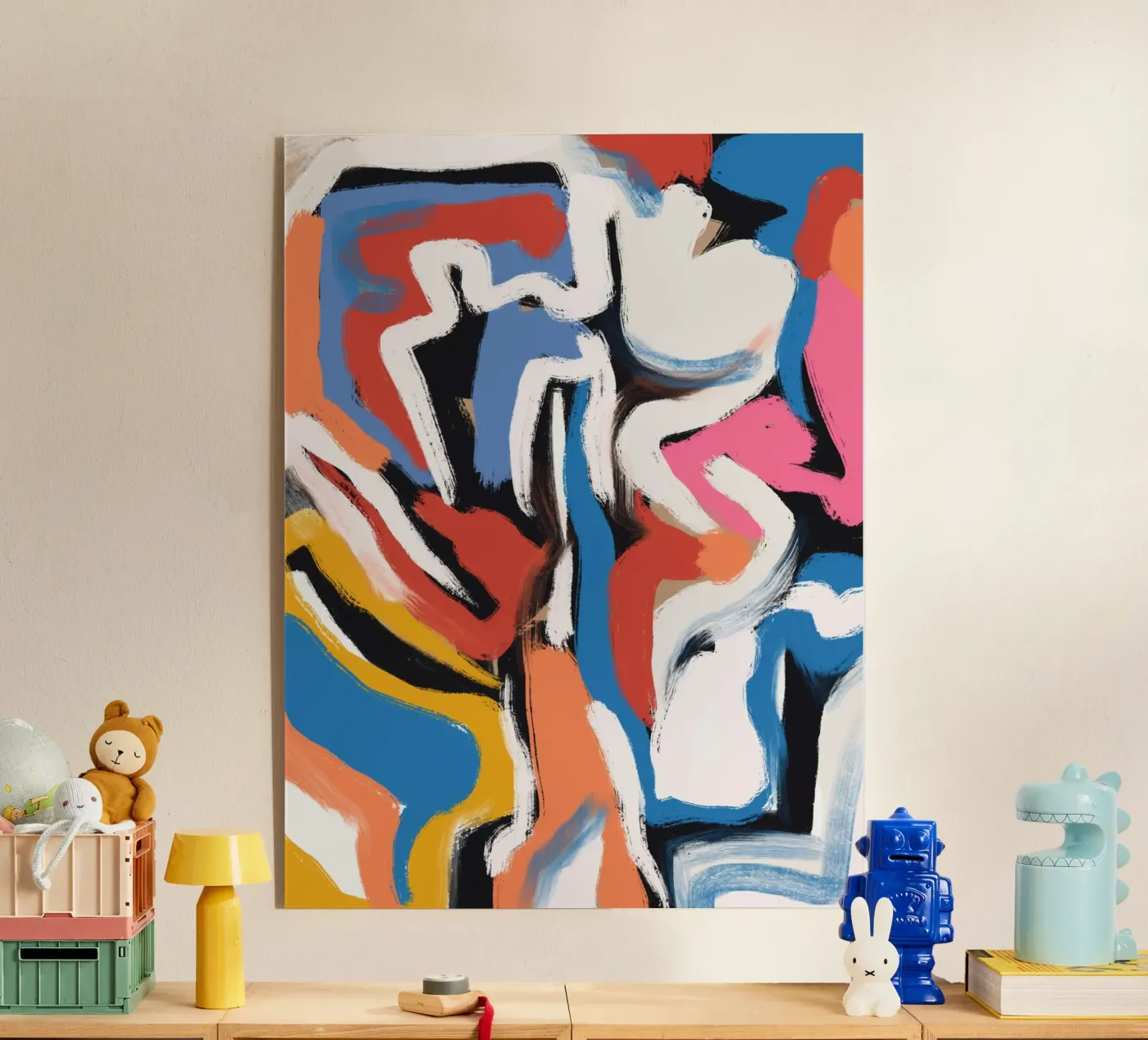 Brushstrokes composition plexiglass da Little Dean