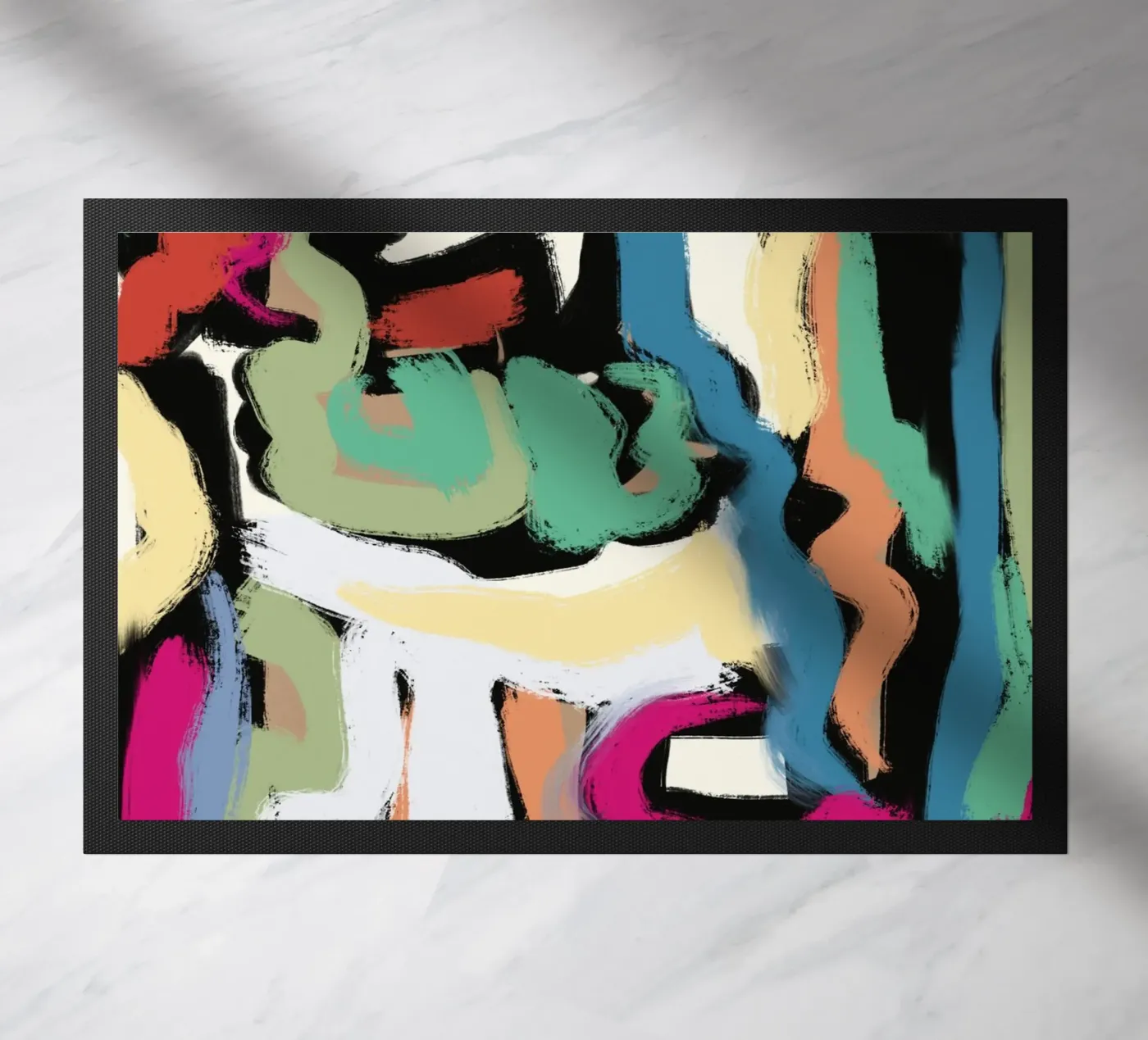 Snake colours doormat by Little Dean