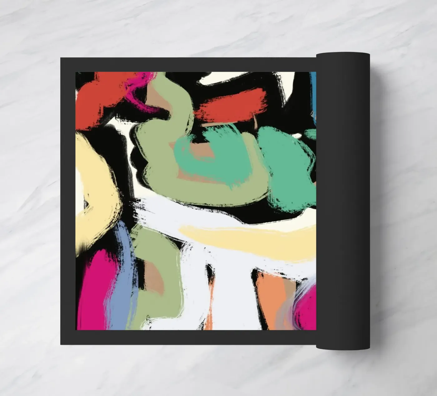 Snake colours doormat by Little Dean