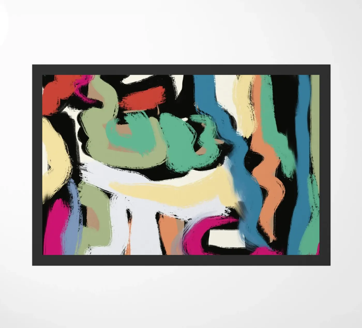 Snake colours doormat by Little Dean