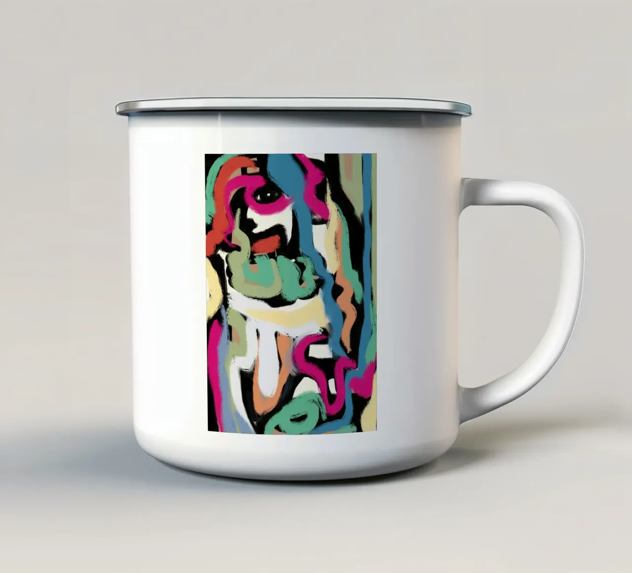 Colori del serpente tazza in smalto da Little Dean