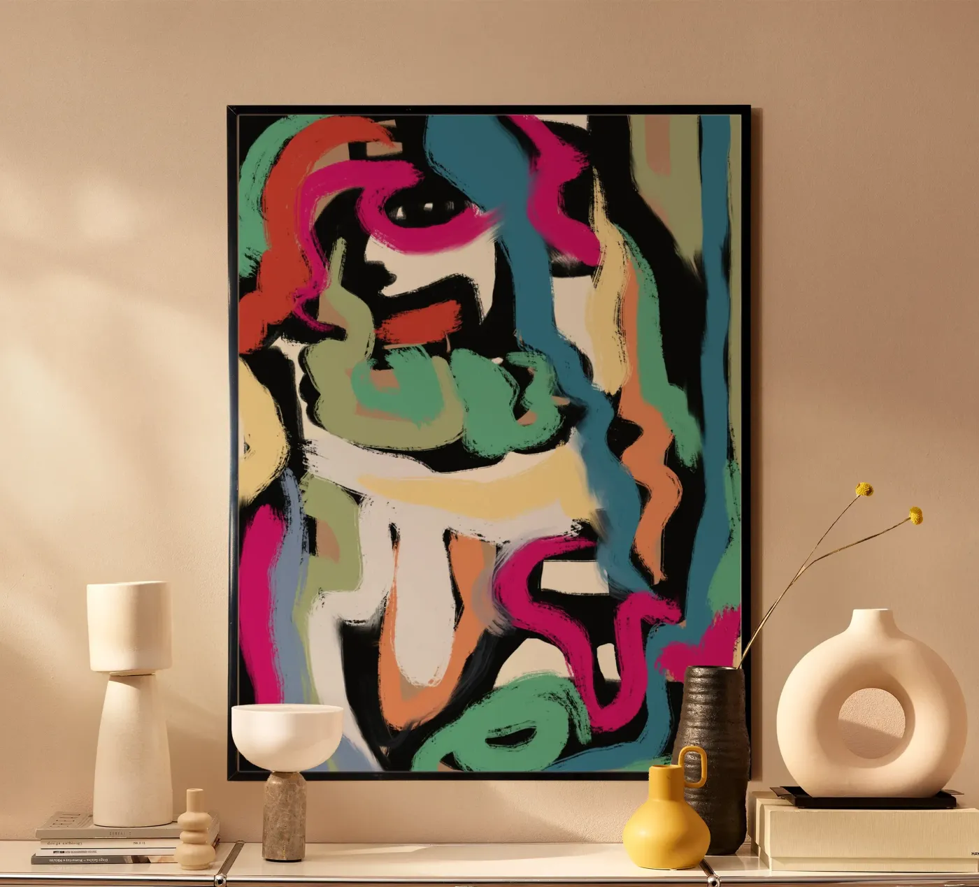 Snake colours poster by Little Dean