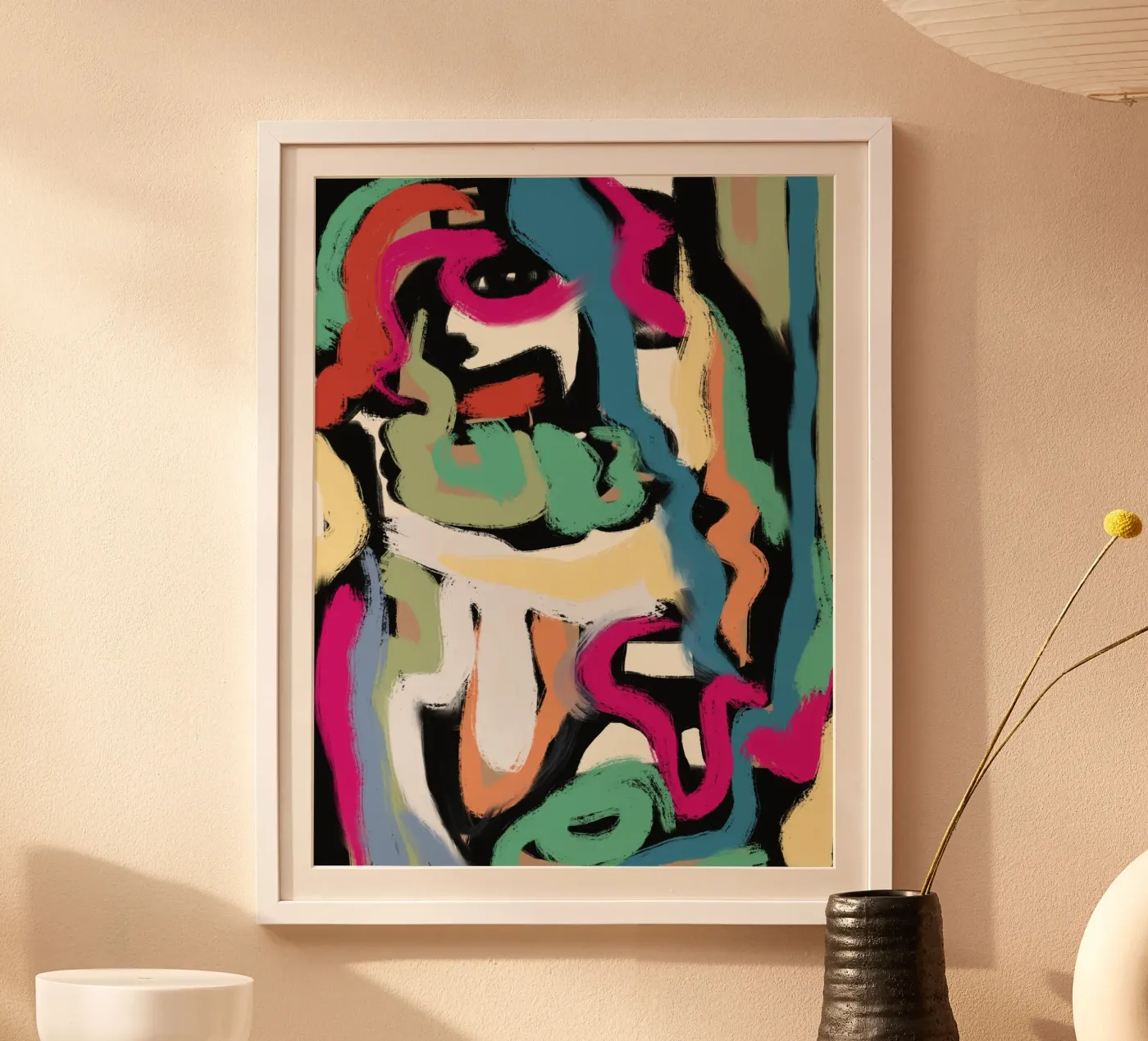 Snake colours poster by Little Dean