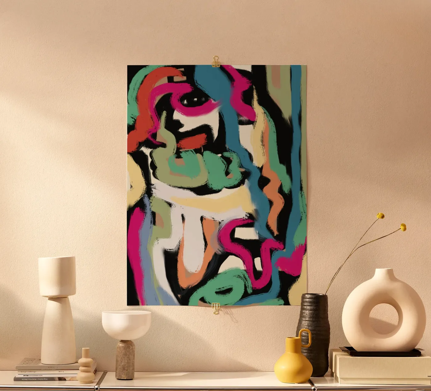 Snake colours poster by Little Dean