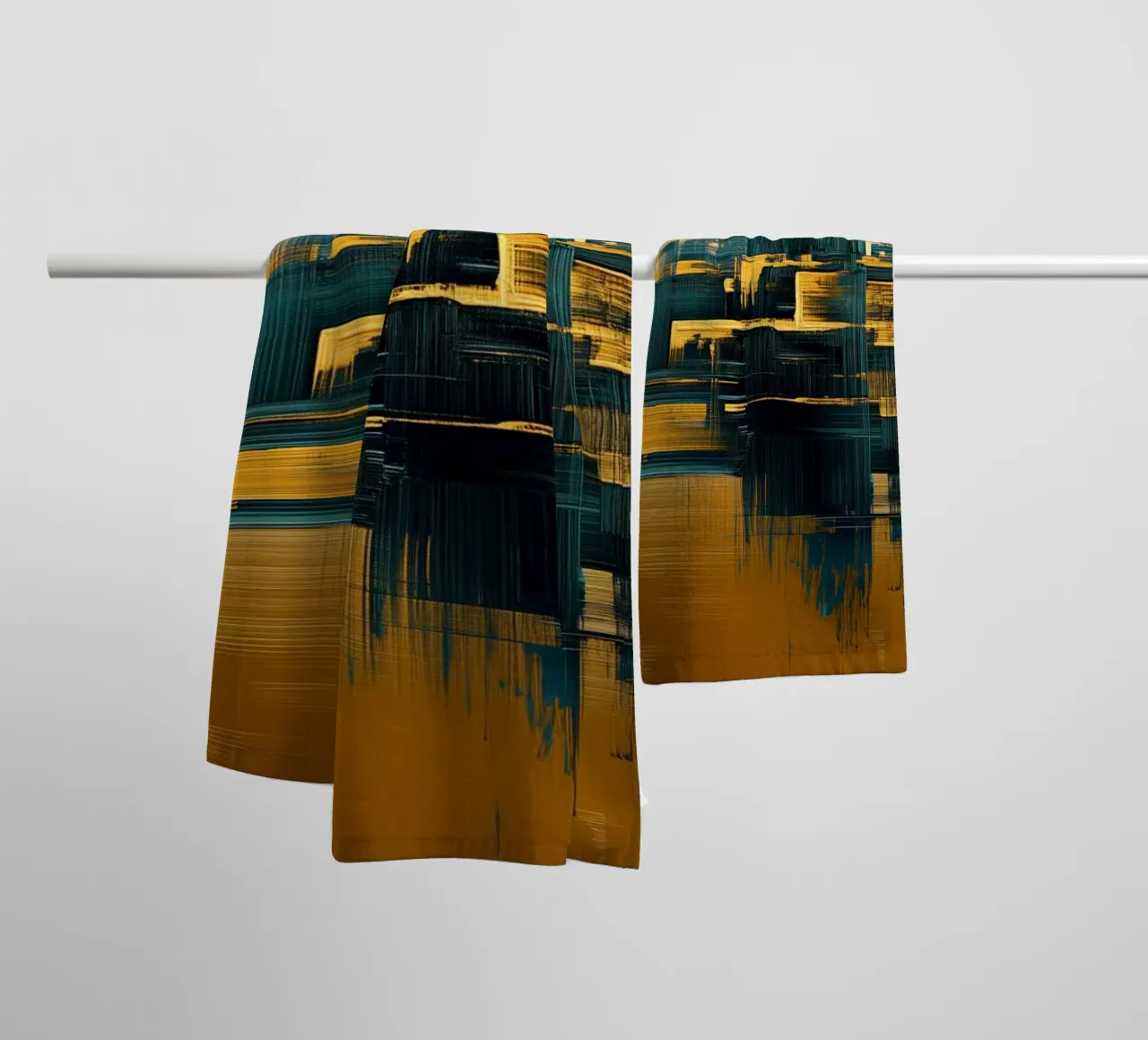 Abstract shapes asciugamano da bagno da Imagine