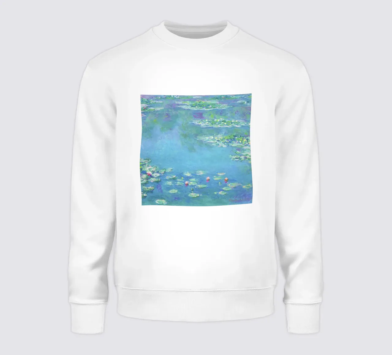 Ninfee di Claude Monet (1840-1926) felpa da Venus Art