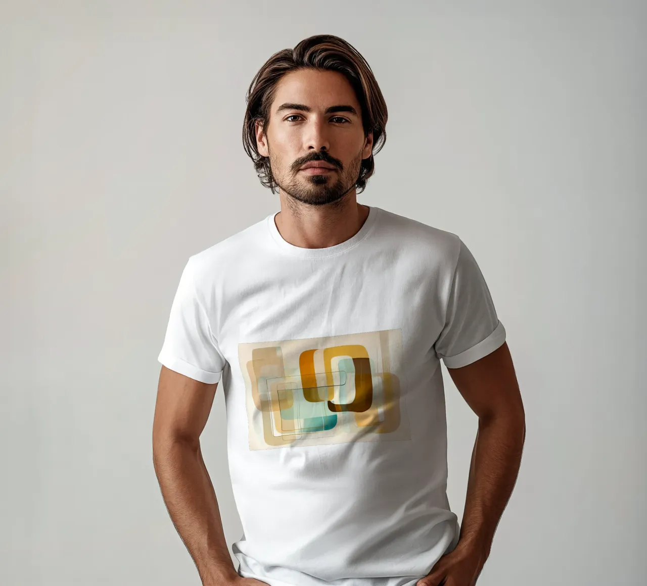 Astratto boho t-shirt da Imagine