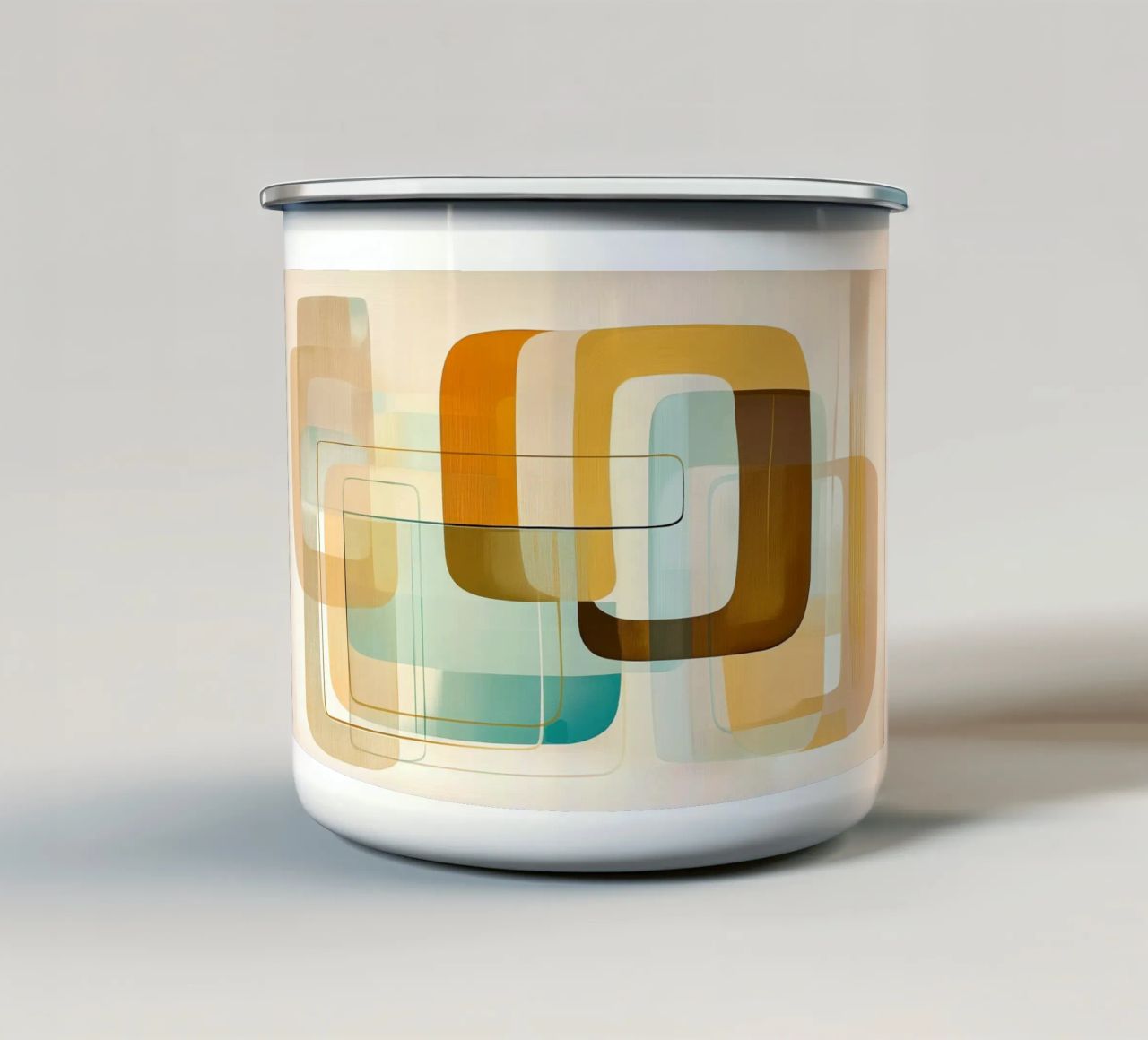 Astratto boho tazza in smalto da Imagine
