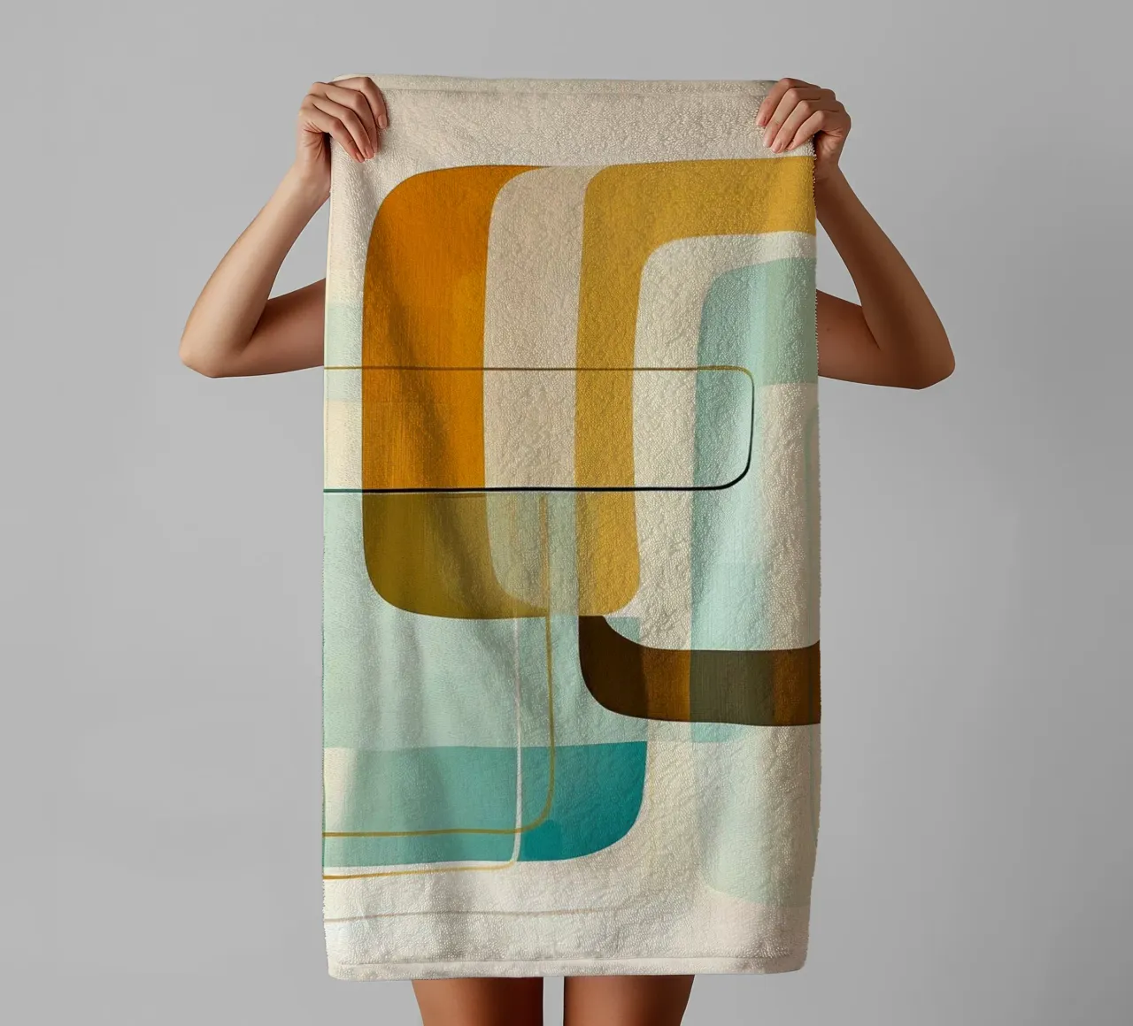 Abstract boho towel by Imagine